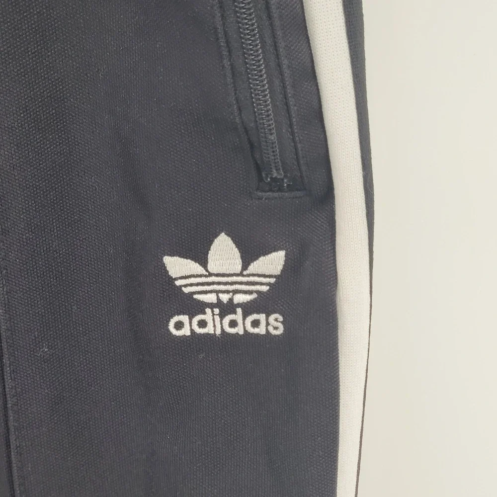 Adidas Primeblue Track Pants Mens XS‎ Black White SST Adicolor H09115